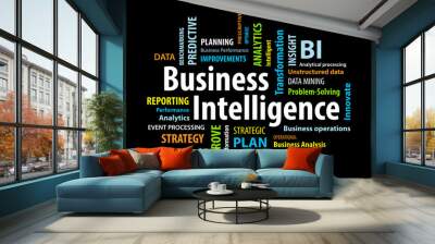 business intelligence (bi) Wall mural