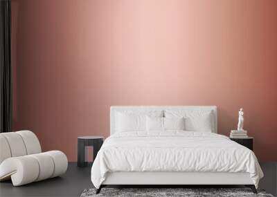 Rose gold gradient foil abstract background Wall mural