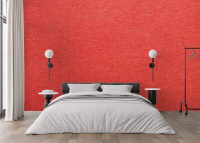 Close-up view of bright red textured paper, perfect for backgrounds or graphic design projects. Wall mural