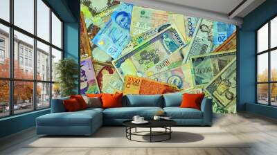 latin american currencies Wall mural