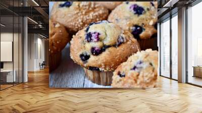 Blueberry muffins  Wall mural