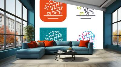 Sale Icon Design Wall mural