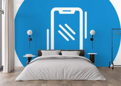 Smartphone Icon Wall mural