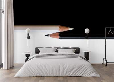 black and white pencils Wall mural