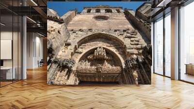 Main facade of the Priory Church - Minor Basilica of Our Lady of Miracles, El Puerto de Santa Maria, Cadiz, Andalusia, Spain Wall mural