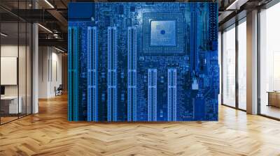 Teil eines Mainboards Wall mural