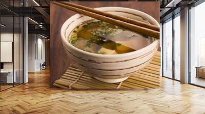 Japanese miso soup Wall mural