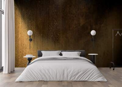 Abstract warm colors and shape Wall mural