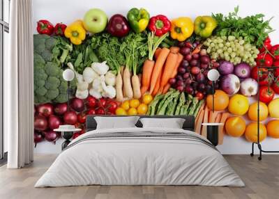 Healthy food diagram Wall mural