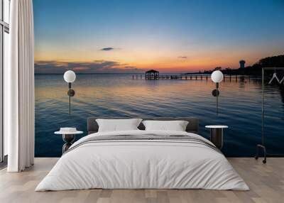 Sunset Pier in the Outer Banks Wall mural