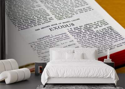 Bible Page - Exodus Wall mural