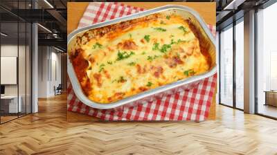 Lasagna Convenience Meal Wall mural