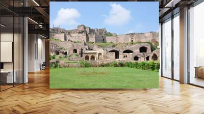 Golconda Fort in Hyderabad, India. Wall mural