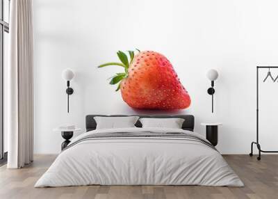 Strawberry isolated on white. Wall mural