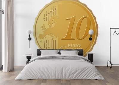 euro coins Wall mural