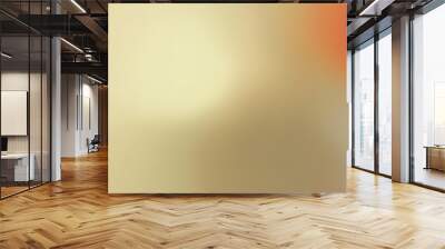 A smooth gradient background with yellow and orange hues. Wall mural