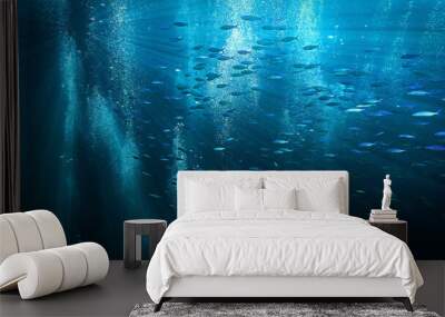 Underwater world and universe Wall mural