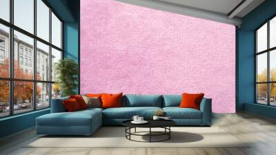 Light pink fabric texture background Wall mural