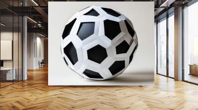 Soccer ball cut out Wall mural