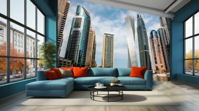 A tour of Dubai Wall mural