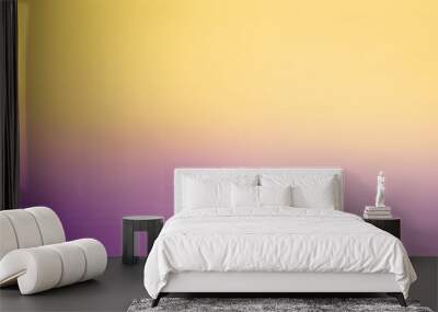 a yellow and purple gradient for background Wall mural