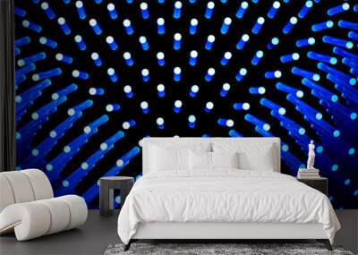 abstract LED light background Wall mural