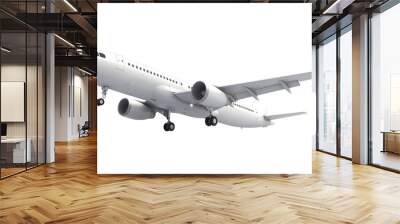 Airline Concept Travel Passenger plane. Jet commercial airplane Wall mural