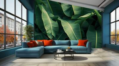 Banana leaves Wall mural