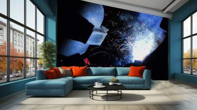 industrial welding Wall mural