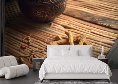 Chinese Herbal Medicine Tianma, nourishing, herbal, chinese herbal medicine Wall mural