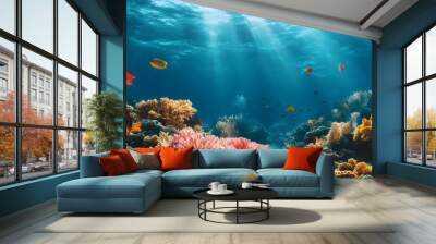 coral reef Wall mural