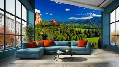 Garden of the Gods Panorama Wall mural