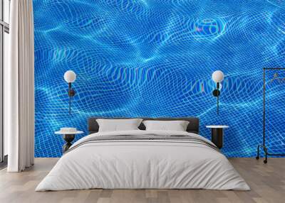 Wavy Pool Water Background Wall mural