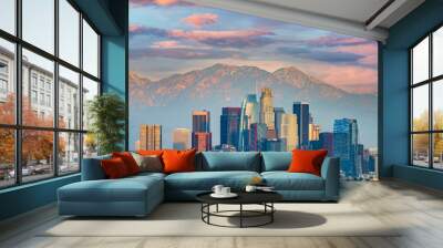 Los Angeles skyline Wall mural