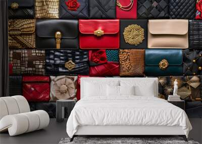 Luxury purses  Wall mural