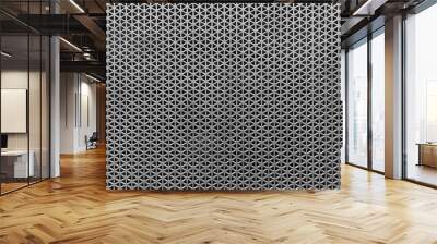 metal grid or grill background. Wall mural