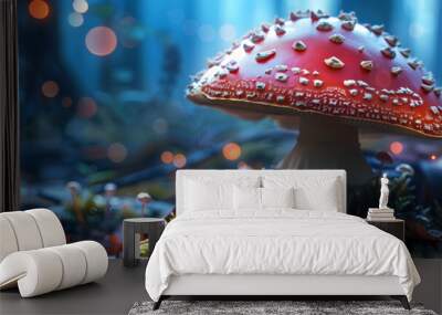 mushroom Wall mural