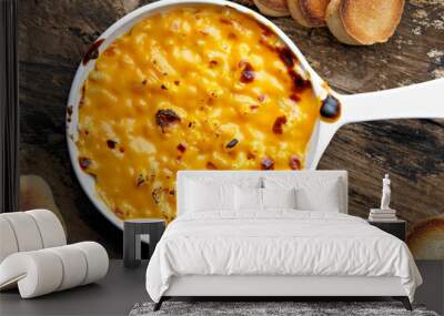 Oven baked Mac and Cheese Wall mural