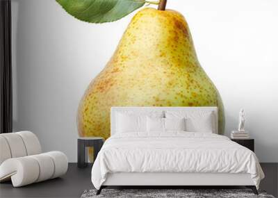 pears isolated on white background Wall mural