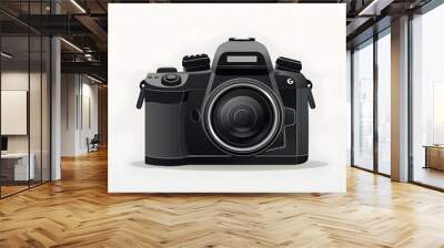 Photo camera vector icon isolated Wall mural