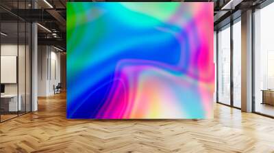 Spectrum abstract pulse vaporwave background, trendy colorful backdrop in pastel neon color. For creative design web and print Wall mural