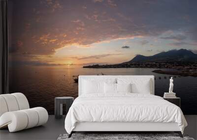 St. Kitts Sunset Wall mural