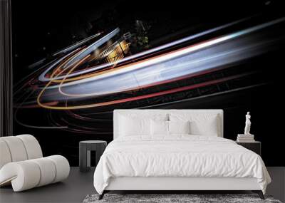 swoosh Wall mural