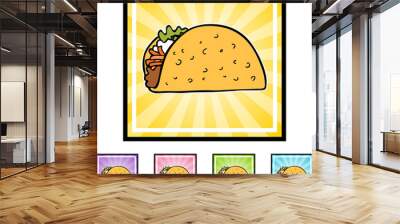 Taco Wall mural