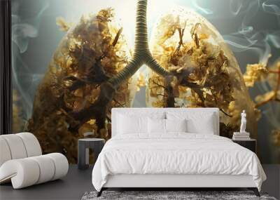 what do lungs look like inside after 20 years smoking Wall mural