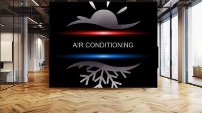 air conditioning Wall mural