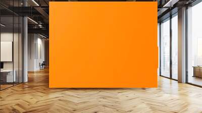 Plain orange gradient background with smooth transition. Wall mural