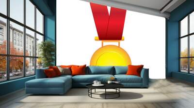 Vector medals Wall mural