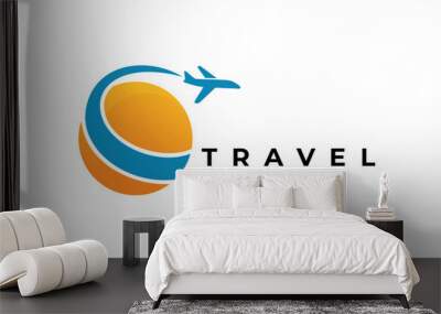 travel logo icon vector isolated Wall mural