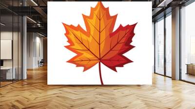 vector maple leaf Wall mural